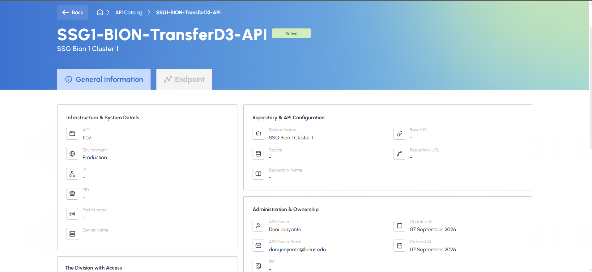 Devbees — Detail API